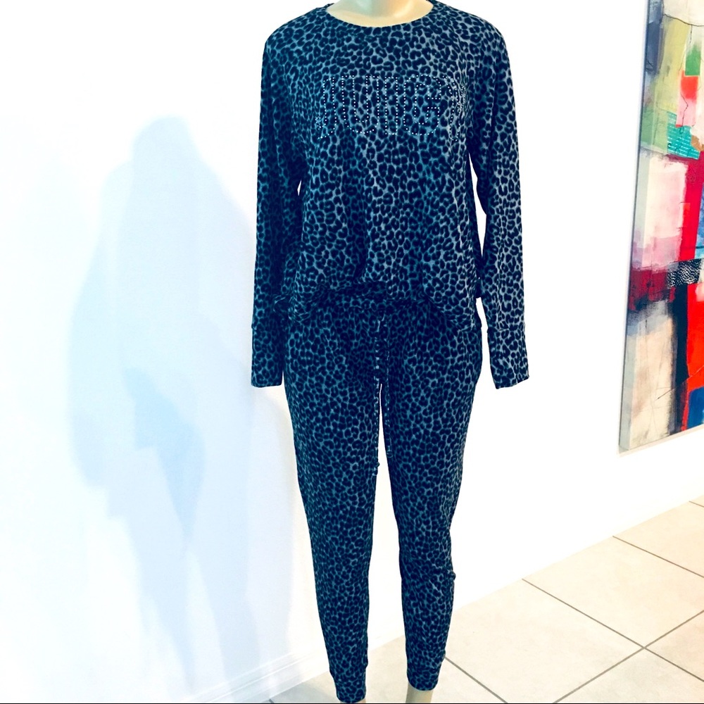 Juicy Couture Animal Print Loungewear Set Size M